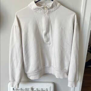 Half zip sweatshirt